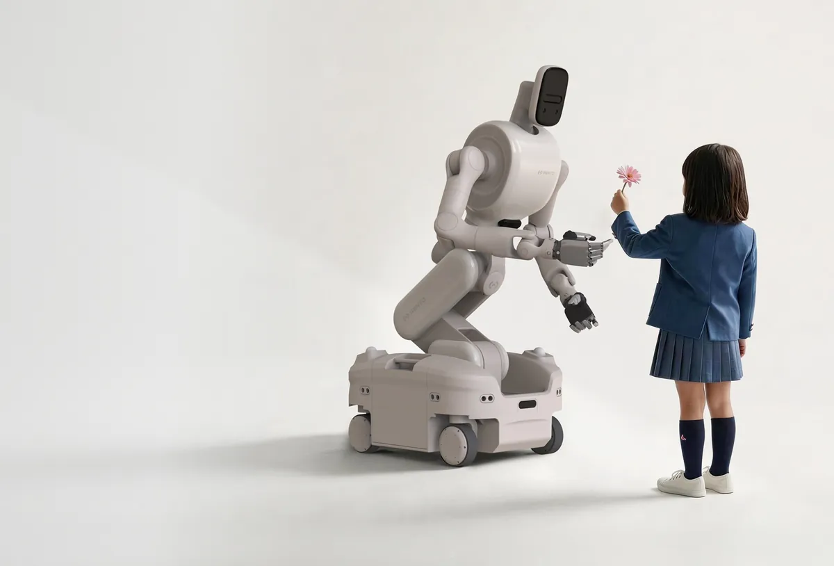 Luna on its omnidirectional chassis